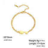 Stainless Steel Elephant Bracelet - 5 Options