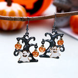 Fashion Enamel Halloween Dangle Earrings - 3 Options
