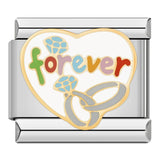 Forever Heart Italian Charm