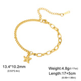 Stainless Steel Charm Anklet/Bracelet - 28 Options - 2 Sizes
