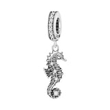 925 Sterling Silver Sea Themed Hanging Charm - 21 Options