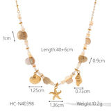 Stainless Steel 18K Gold Plated Ocean Themed Bracelet/Ring/Necklace/Earrings
