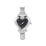 Stainless Steel Heart Italian Charm Watch - 29 Options
