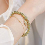 Fashion Green Bead Bracelet