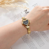 Stainless Steel 9MM Italian Charm Heart Watch - 13 Options