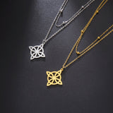Stainless Steel Celtic Knot Necklace - 31 Options
