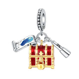 925 Sterling Silver Sea Themed Hanging Charm - 21 Options