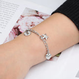 Stainless Steel Charm Anklet/Bracelet - 28 Options - 2 Sizes