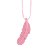 Silicone Feather Chew/Anxiety Necklace - 5 Colours