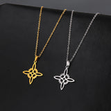 Stainless Steel Celtic Knot Necklace - 31 Options