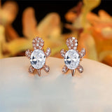 Fashion CZ Turtle Earrings - 31 Options