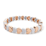 Fashion Colourful Enamel Heart Bracelet - 9 Options