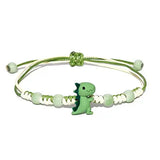 4 Pcs Fashion Small Dinosaur Rope Bracelet