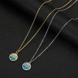 Stainless Steel Wave Necklace - 12 Options