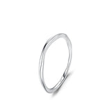 925 Sterling Silver Simple Stackable Dainty Ring - 11 Designs