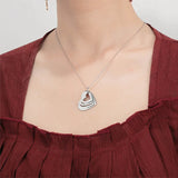 Customised Stainless Steel Engraved Name Hearts Necklace - 1 to 4 names