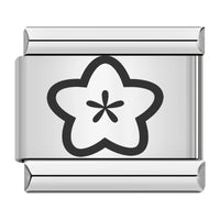 Stainless Steel Flower Italian Charm - 9 Options