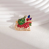 Fashion Christmas Crystal Brooch - 5 Options