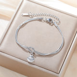 Stainless Steel Sea Themed Love Knot Snake Chain Bracelet - 2 Colours - 3 Options
