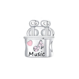 925 Sterling Silver Music Themed Charm - 20 Options
