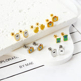 Stainless Steel Small Flat Back Animal Earrings - 20 Options