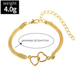 Fashion Heart/Infinity Bracelet - 2 Colours - 7 Options