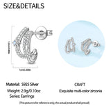 925 Sterling Silver Earrings - Matching Necklace/Bracelet/Ring Available - 19 Options