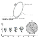 925 Sterling Silver Dainty Moissanite Rope Ring