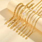 Stainless Steel Stackable Gold Plated Bracelet - 7 Options