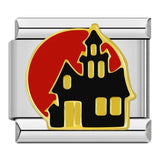 Stainless Steel Halloween Themed Italian Charm - 12 Options