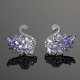 Fashion Swan CZ Earrings - 8 Options