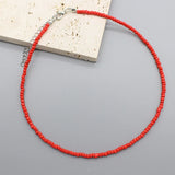 Fashion Seed Bead Choker Necklace - 28 Options