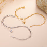 Stainless Steel Charm Anklet/Bracelet - 28 Options - 2 Sizes