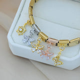 Stainless Steel Butterfly CZ Italian Charm - 6 Options