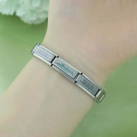 Stainless Steel Male Family Italian Charm