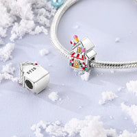 925 Sterling Silver Candy Cane Charm