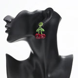 Fashion Acrylic Cherry Earrings