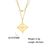 Stainless Steel Celtic Knot Necklace - 31 Options