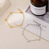 Stainless Steel Heart Necklace or Bracelet - 2 Colours