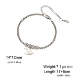 Stainless Steel Bird Bracelet - 2 Colours - 4 Designs