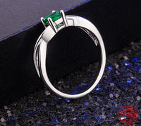 925 Sterling Silver Round CZ Ring - 3 Colours