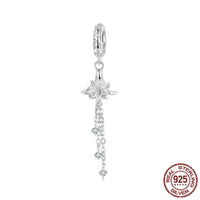 925 Sterling Silver Lily Hanging Charm