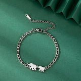 Stainless Steel Elephant Bracelet - 5 Options