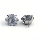 Titanium Spiral Eye CZ Body Stud 1 pc- 3 Sizes - 14 Options