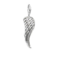 925 Sterling Silver Angel Wings Pendant Charm