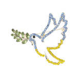 Fashion Dove Enamel Brooch - 4 Options