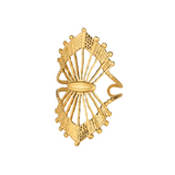 Stainless Steel Sea Themed Gold Coloured Adjustable Ring - 30 Options