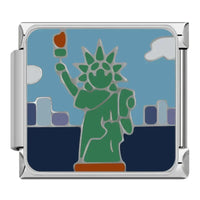 Stainless Steel Sightseeing Travel Italian Charms - 12 Options
