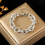 Stainless Steel Chunky Bracelet - 9 Options