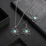 Fashion Vintage Turquoise Colour Necklace/Earring Set - 5 Options